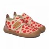 AMEKO kapcie BAREFOOT PIKO - HEARTS na rzep