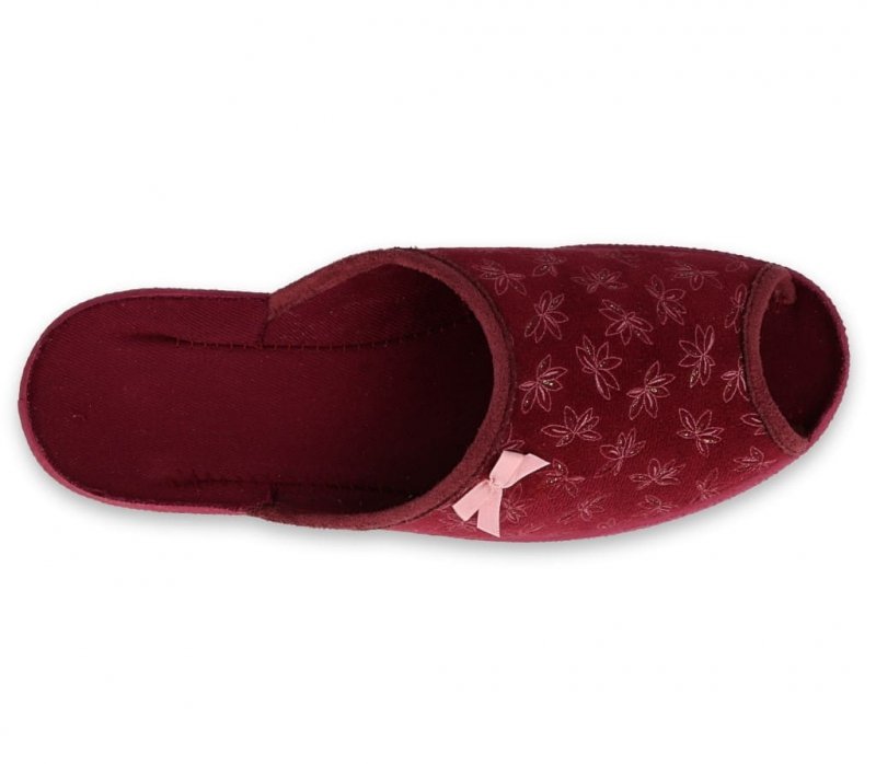 Befado 581D197 ANIA kapcie damskie bordo