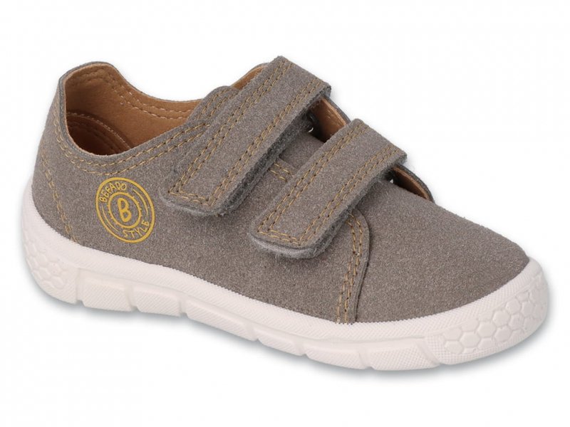 Befado buty dziecięce HONEY 909P003 popielate na rzepy