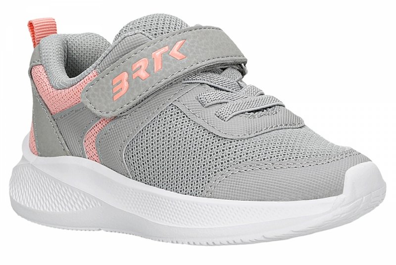 BARTEK 8300410 RÓŻ/POPIEL buty sportowe na rzep