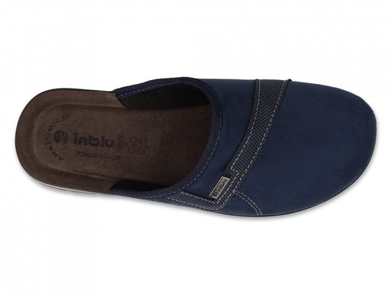Inblu BG-54 GRANATOWY pantofle domowe męskie 