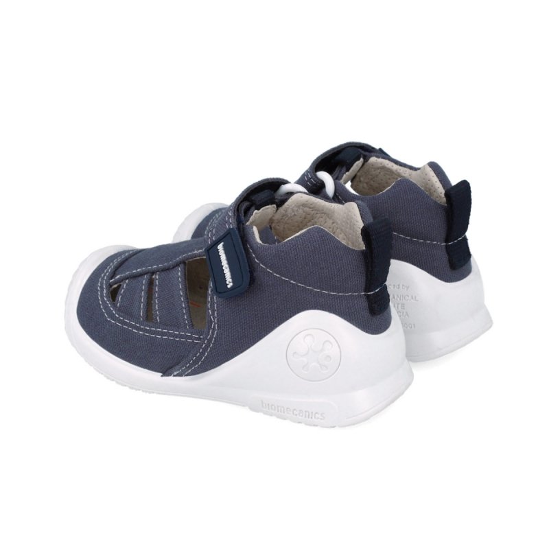 BIOMECANICS 252188-A089 AZUL MARINO sandał tekstylny rzep