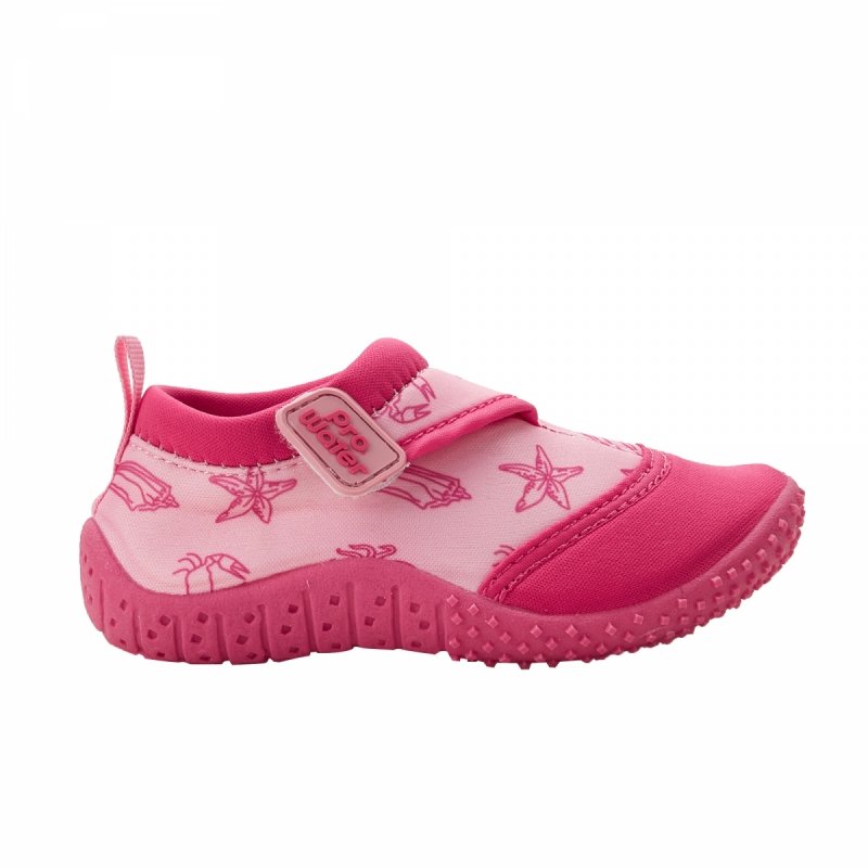 ProWater PRO-26-48-101B Buty do wody antypoślizgowe różowe na rzep