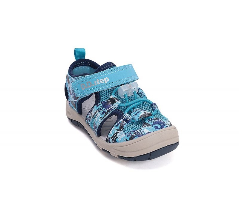 Sandałki sportowe D.D.STEP G065-61146M MARINE na rzep