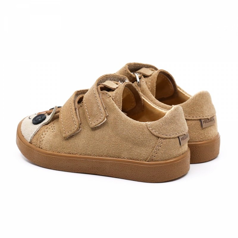 Półbuty Mrugała MAKI 3280/5-22 alpaca sand na rzepy