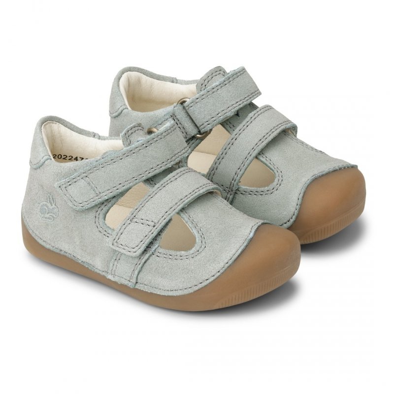 Bundgaard Petit Summer sandałki do nauki chodzenia 6220 SAGE na rzepy