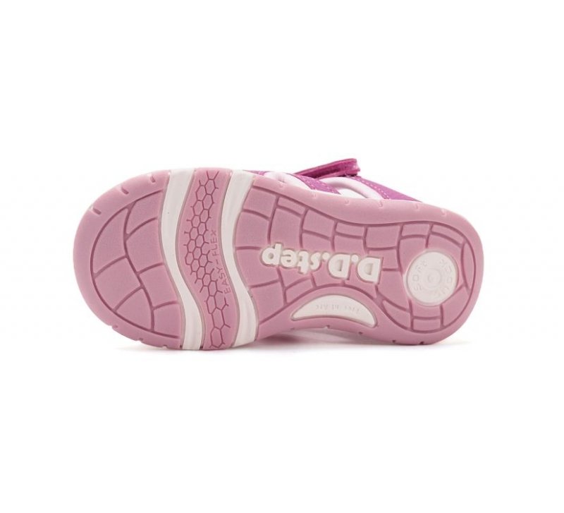 Sandał zabudowany D.D.STEP G065-51831DM Daisy Pink na rzep