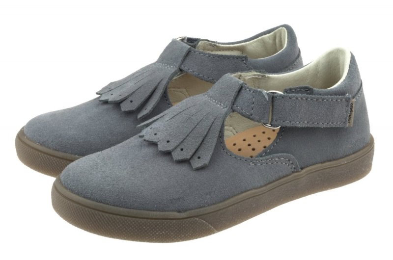 Baleriny Mrugała KAYA 2360/9-08 GREY rzep
