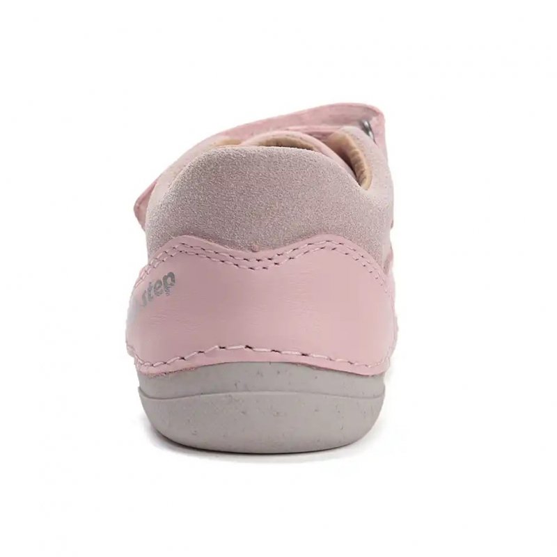 Trzewiki D.D.STEP BAREFOOT S108-61210CL Baby Pink na rzepy