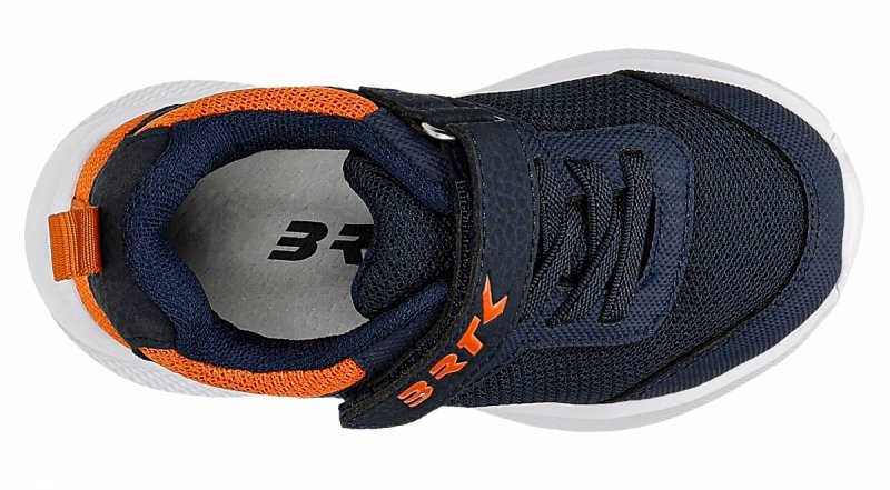 BARTEK 8700316 GRANAT/POMARAŃCZ buty sportowe na rzep