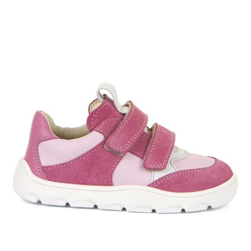 Półbuty FRODDO G3130264-8 FUXIA/PINK barefoot  dziewczęce na rzepy