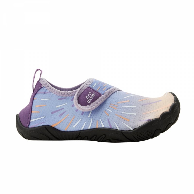 ProWater PRO-26-48-103K Buty do wody antypoślizgowe fioletowe na rzep