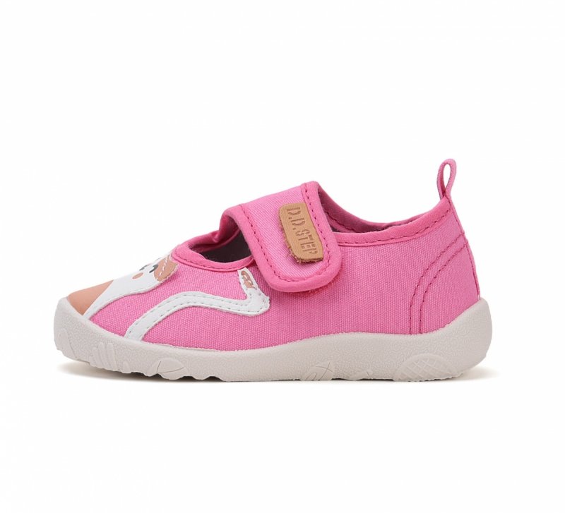 Tenisówki kapcie D.D.STEP BAREFOOT C086-51380AM Dark Pink na rzep