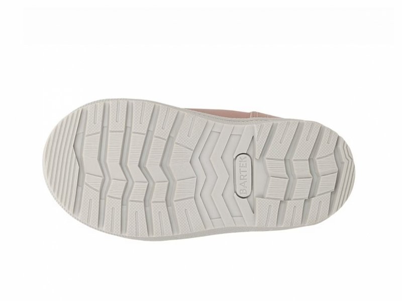 Trzewiki BARTEK 8400855 ocieplane różowe na rzepy