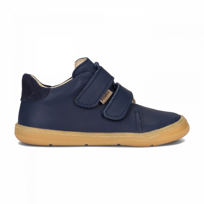 Półbuty AMEKO BAREFOOT Dash - Navy na rzepy