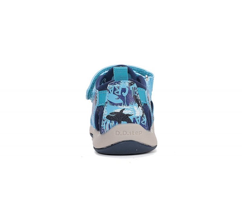 Sandałki sportowe D.D.STEP G065-61146M MARINE na rzep