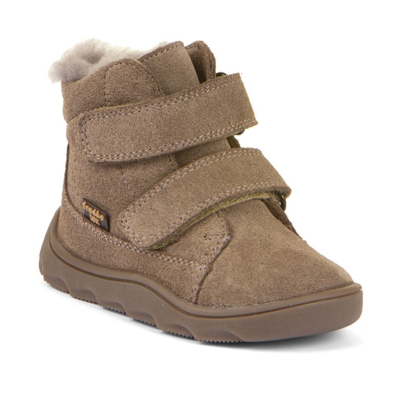 FRODDO BAREFOOT G2110151-8 BEIGE trzewiki chłopięce na rzepy