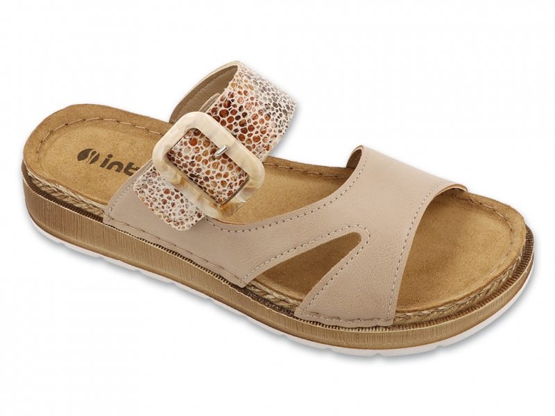 INBLU klapki damskie GS000055 klamerka 