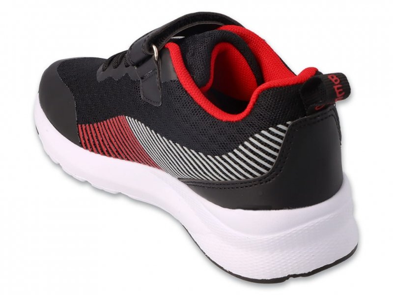 Befado 516Y316 POP buty sportowe czarno/czerwone na rzep