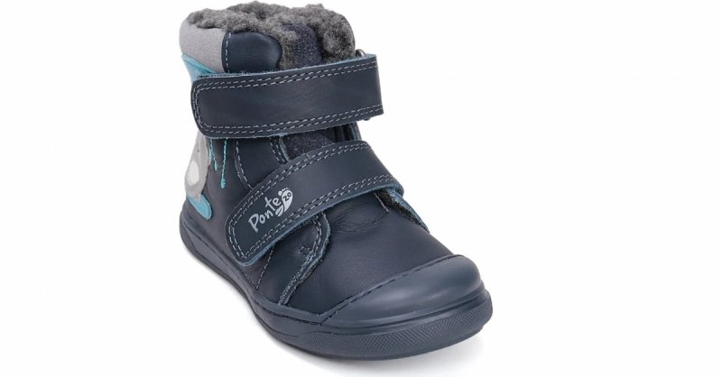 Trzewiki D.D.STEP-Ponte DA07-5-2349 ROYAL BLUE chłopięce na rzepy