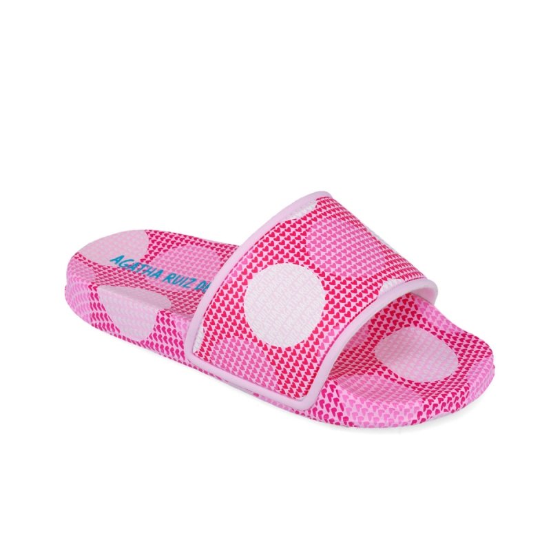 AGATHA RUIZ DE LA PRADA 252996-A032 ROSA klapki dziewczęce różowe