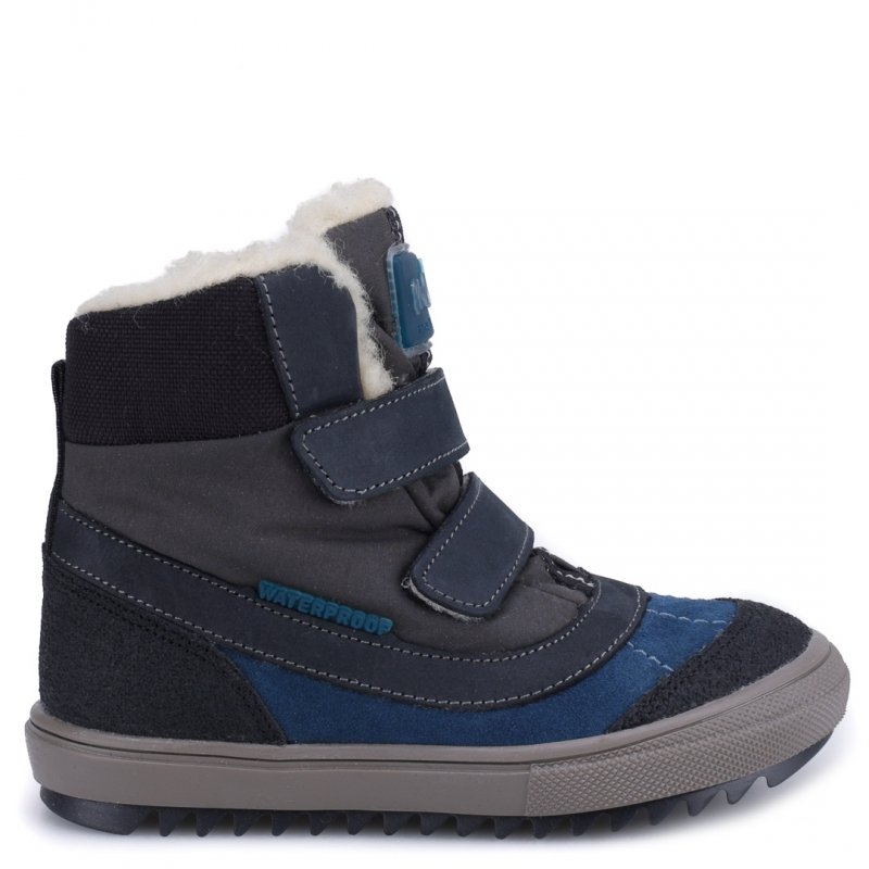 EMEL EV2780-6 Trzewiki zimowe chłopięce na rzepy