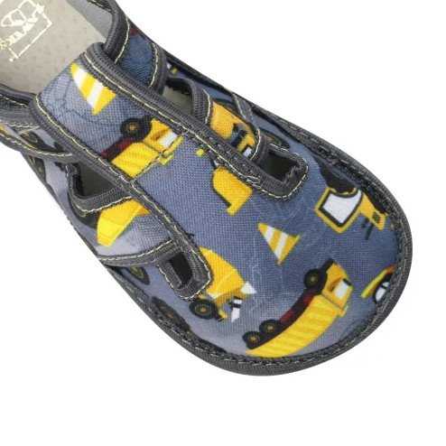 RAWEKS BAREFOOT ZUZIA 15B kapcie chłopięce na rzep