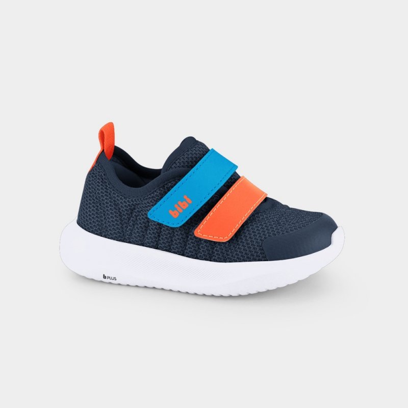 BIBI buty sportowe 1232036 NAVY/FIRE/AQUA na rzepy