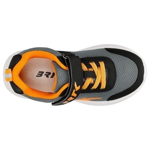 BARTEK 8700610 SZARY/POMARAŃCZ buty sportowe na rzep