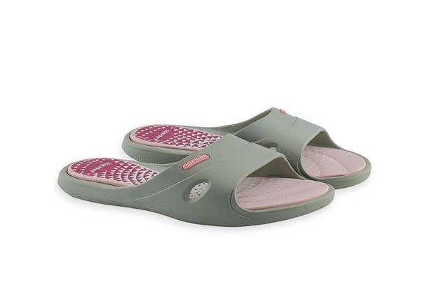 AXIM 7KL25365S GREY  klapki damskie basenowe