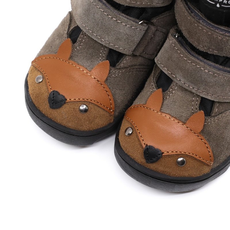 MRUGAŁA Barefoot HELI 7224/5-83 fox grey TE-POR na rzepy