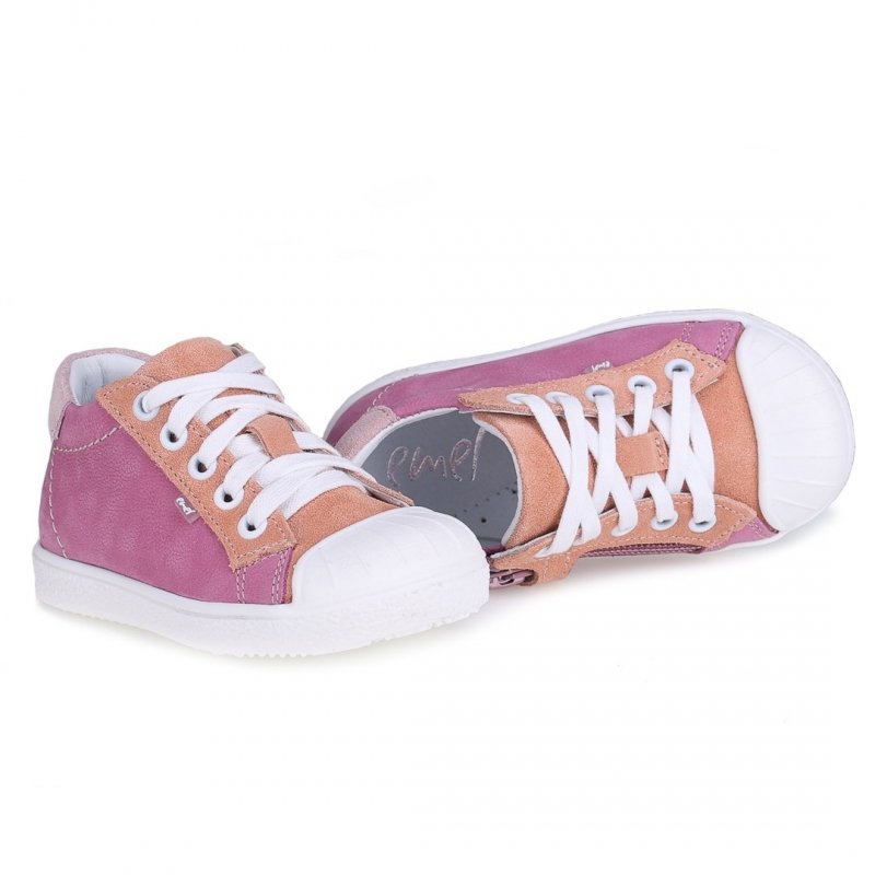 EMEL Jackson E2628G-23 Trampki dziewczęce sznurowane