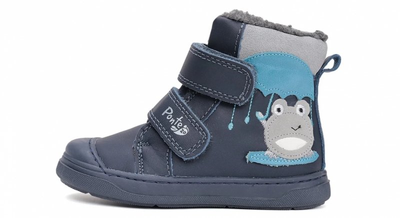 Trzewiki D.D.STEP-Ponte DA07-5-2349 ROYAL BLUE chłopięce na rzepy