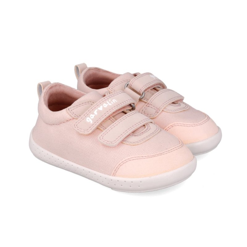 GARVALIN 252339-D032 ROSA kapcie barefoot na rzepy