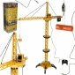 Dźwig Żuraw budowlany zdalnie sterowany RC z hakiem 4CH 128cm 