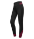 Legginsy damskie NOEMI ELT - Waldhausen  - black/ velvet red