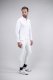 Koszulka konkursowa męska PIANO POLO ML - Harcour - white 