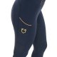 Legginsy damskie Classic Slim Fit Full Grip - EQUESTRO - navy