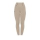 Legginsy damskie Classic Slim Fit Full Grip - EQUESTRO - piaskowe 