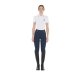 Legginsy damskie Classic Slim Fit Full Grip - EQUESTRO - navy