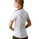 Koszulka damska konkursowa ASCENT 1/4 ZIP SS SHOW - Ariat - white