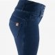 Bryczesy zimowe damskie KASEY z pełnym silikonowym lejem - HORZE - denim blue