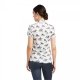 Koszulka polo damska MOTIF SS POLO - Ariat - good show print