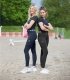 Legginsy jeździeckie damskie z wysokim stanem HANNA ELT - Waldhausen - night blue