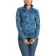 Bluzka damska SUNSTOPPER 2.0 SS21 - Ariat - blue opal bits