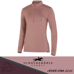 Bluzka damska funkcyjna WINTER PAGE.SP Style jesień-zima 2022/23 - Schockemohle - rose taupe
