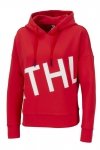 Bluza z kapturem damska MIE Athleisure AW21 - Pikeur - scarlet