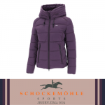 Kurtka zimowa damska SPFenja AW24 - Schockemohle - deep mauve