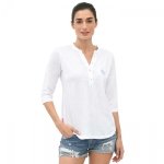 Bluzka damska RAYAH - Spooks - white