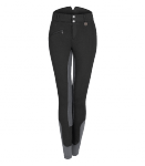 Bryczesy damskie Fun Sport High Waist - ELT - black/asphalt